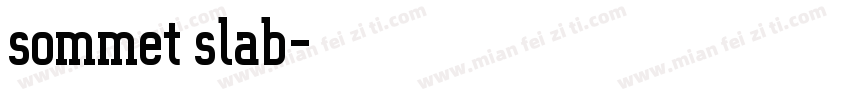 sommet slab字体转换